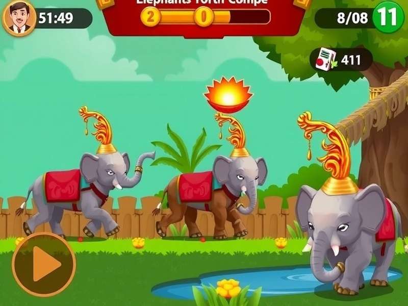 Bharat Elephant Surge Game Screenshot
